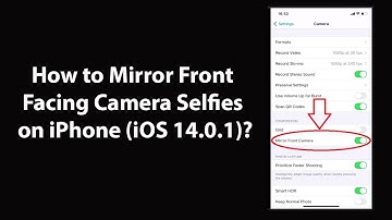 How to Mirror Front Facing Camera Selfies on iPhone (iOS 14.0.1)?
