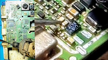 infinix Note 8 X692 Black Display Just Light Working Repair Display ic