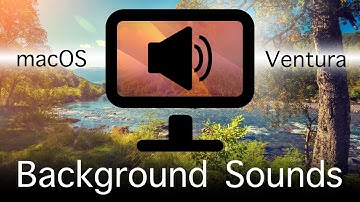 How To Turn On Background Sounds in macOS 13 Ventura