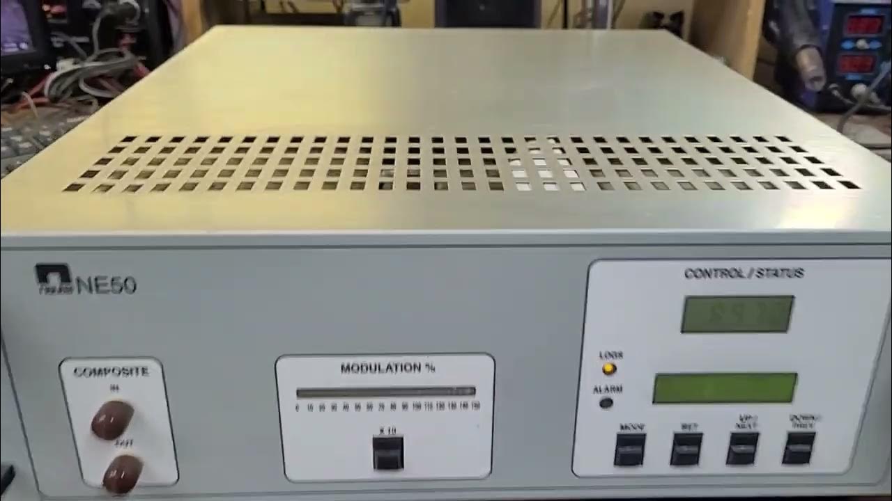 Nautel NE50 fm exciter proof of operation YouTube