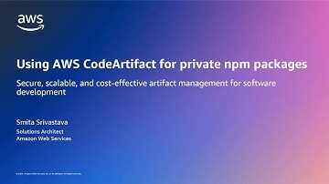 Use CodeArtifact to manage private npm packages in your organization | Amazon Web Services