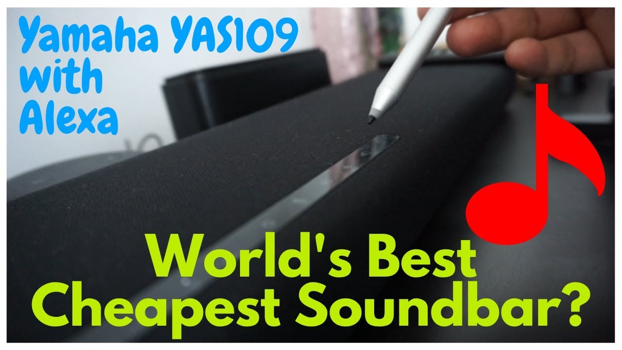 How to Set Up Yamaha Sound Bar YAS-109 with Alexa Built-In - YouTube