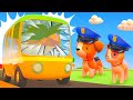 The school bus needs help trucks  helper cars ready to save the day cartoons for kids