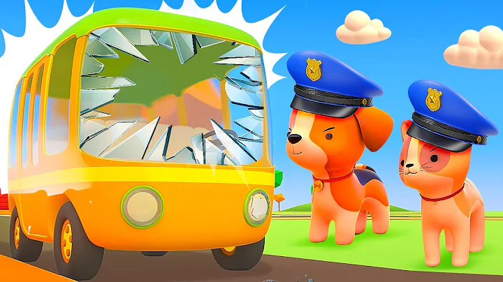 The school bus needs help! Trucks & Helper Cars ready to save the day. Cartoons for kids.