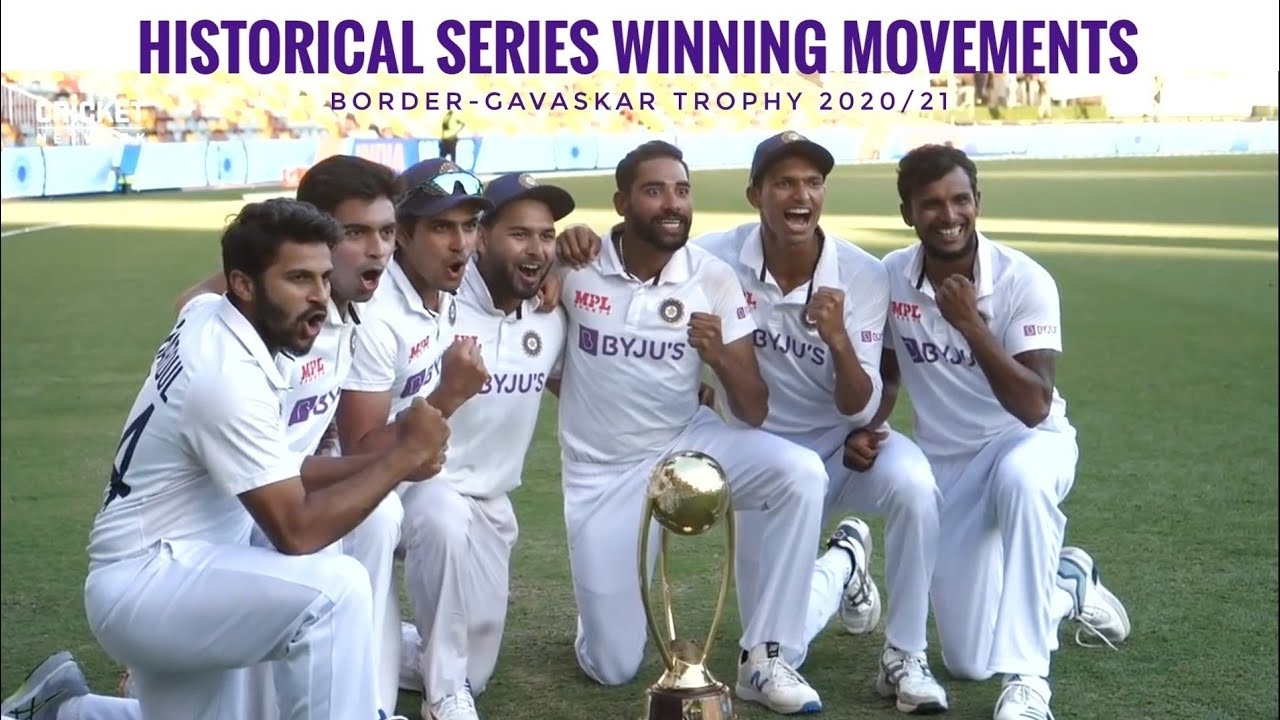 Historical Series Winning Movements BorderGavaskar Trophy 2020/21