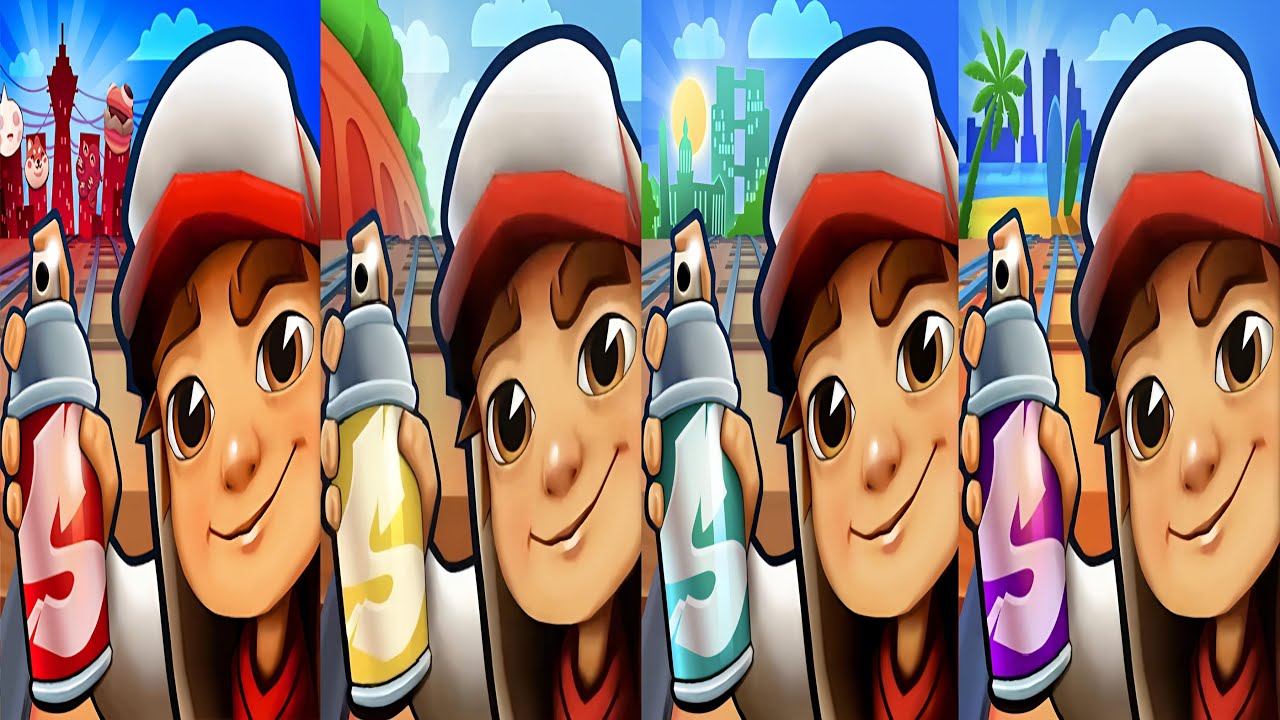 Subway Surfers : Osaka 2025 🆚 Classic 2024 🆚 Hawaii 2023 🆚 Buenos Aires 2023