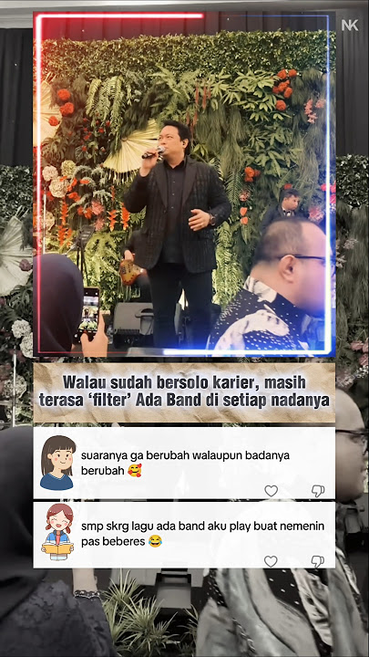 Download lagu Suara Khas Donnie Masih Terasa “Ada Band”-nya Meski Sudah Solo!