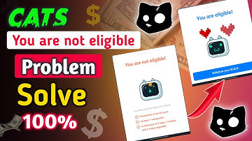 Cats You are Not Eligible Problem Slove | Cats You are Eligible | Cats