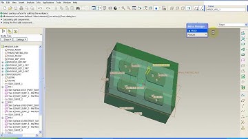 Tách khuôn 4 sản phẩm trên Pro Engineer