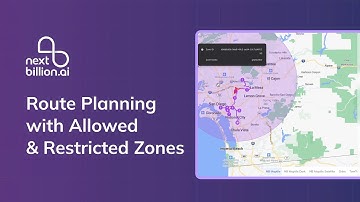 Route Planning with Allowed & Restricted Zones | NextBillion.ai