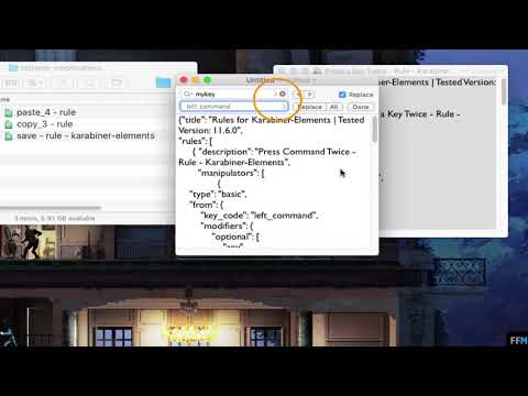 Karabiner-Elements Rule - Press a Key Twice to Run AppleScript Free on Mac
