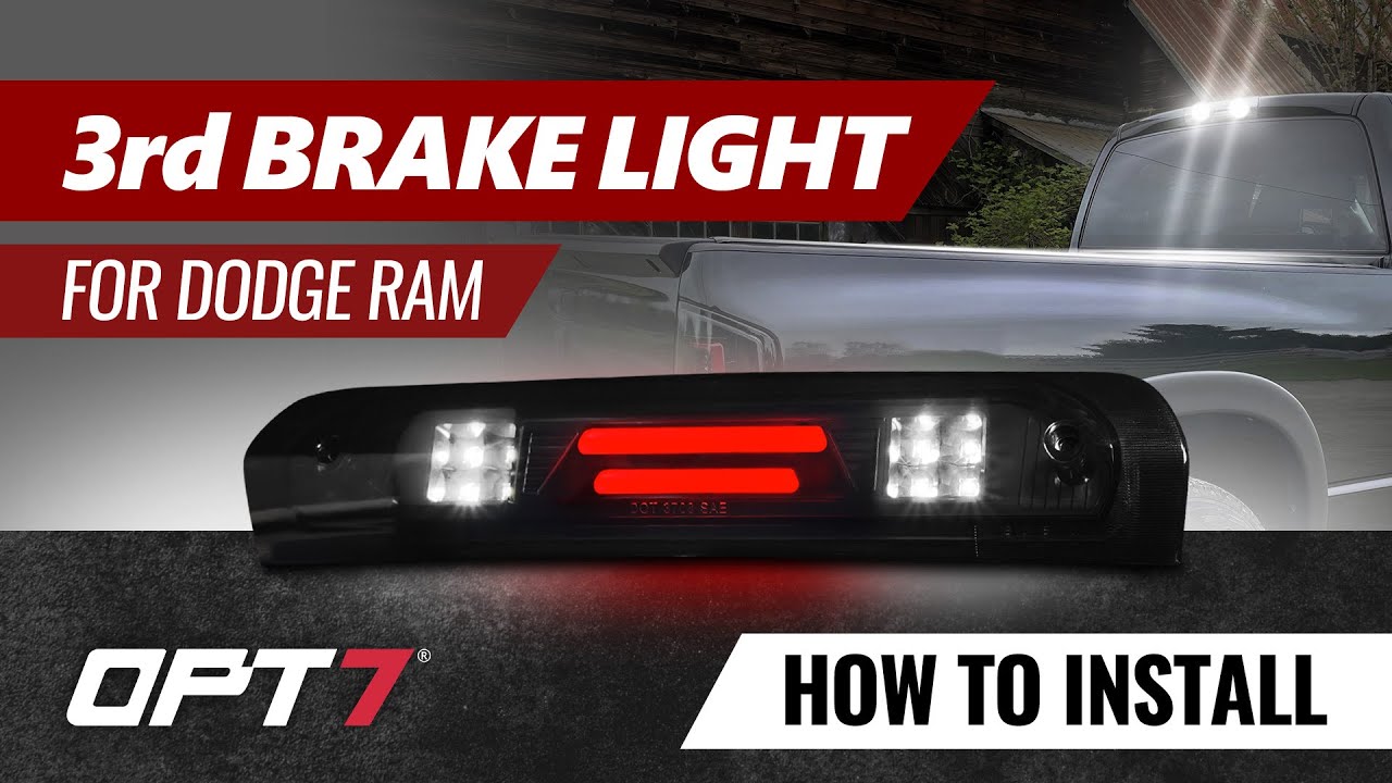 Fit For 09-18 Dodge Ram 1500/10-18 2500 3500 3rd Brake Light Stop Cargo Lamp New 