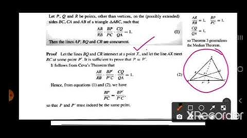 B5 Introduction to Geometry - Converse yo Ceva