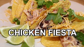 Chicken Fiesta Easy Slow Cooker Recipe Cookthink