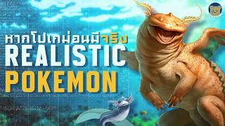 Realistic Pokemon : ชีววิทยาถ้าโปเกม่อนมีอยู่จริง | KumaZone - คุมะโซน
