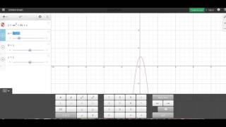 Desmos: Graphing a Quadratic Function Parabola