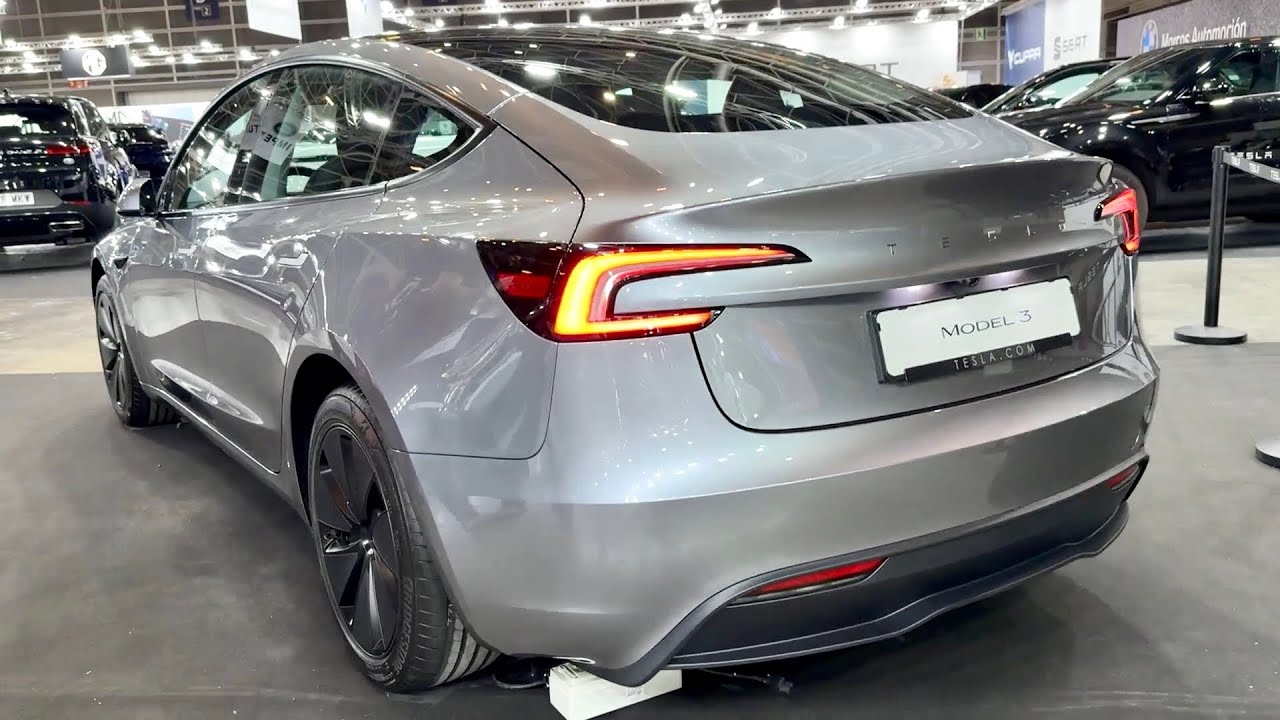 New TESLA MODEL 3 2025 - exterior, interior & THE CHANGES - YouTube