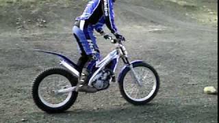 Colorado Trials Dirtbike Riding - Bunny Hop Demo on Trials Bike