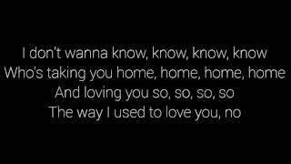 Maroon 5 - Don't Wanna Know (Lyrics)