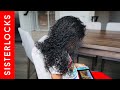 Sisterlocks Establishment on 3C Hair | Unravelling Starter Locs