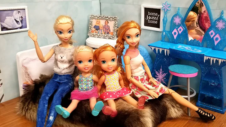 House Redecorating ! Elsa and Anna toddlers - fami...