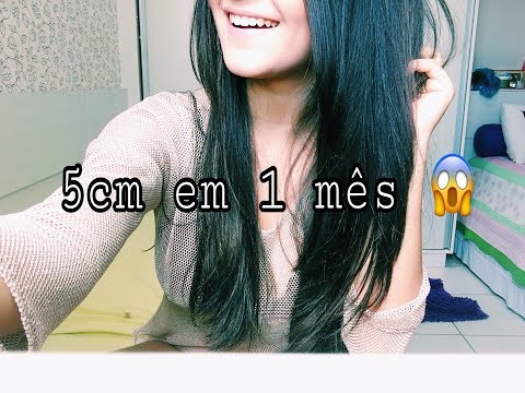 CRESCIMENTO CAPILAR- 5 CM EM 1 MÊS