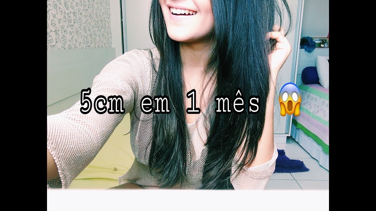 CRESCIMENTO CAPILAR- 5 CM EM 1 MÊS