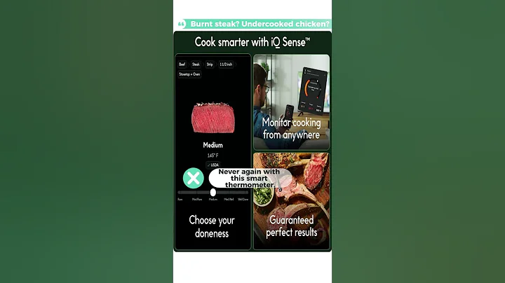 The CHEF iQ Sense Smart Wireless Meat Thermometer!