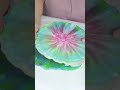 Chinese style lotus leaf dyed afternoon tea tray #diy #resinart #artwork