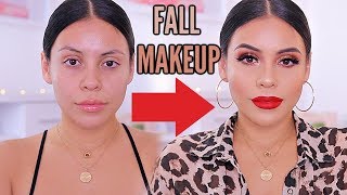 1 HOUR FALL MAKEUP TRANSFORMATION | JuicyJas