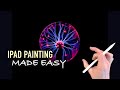 IPAD PAINTING TUTORIAL - Plasma Ball Texture Sphere