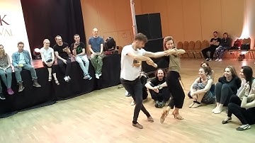 Being creative in Zouk - Lucia & Jakub at Zouk Libre, Warsaw, 2017 (5th El Sol Zouk Fest)