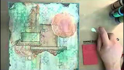 Mixed Media Layout Start to Finish Tutorial "This Moment"