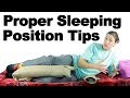 Proper Sleeping Position Tips - Ask Doctor Jo