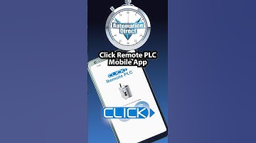 CLICK Remote PLC Mobile App from AutomationDirect