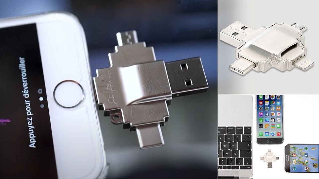 Clé USB iDiskk OTG - USB Type-A/Lightning