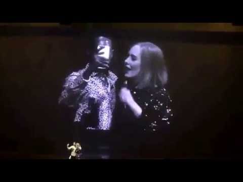Adele 'accidentally' kisses Nigerian man for flying all the way from Nigeria for her concert in Canada