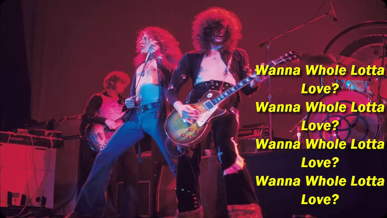 Led Zeppelin- Whole Lotta Love (lyrics 1080p HD) - YouTube