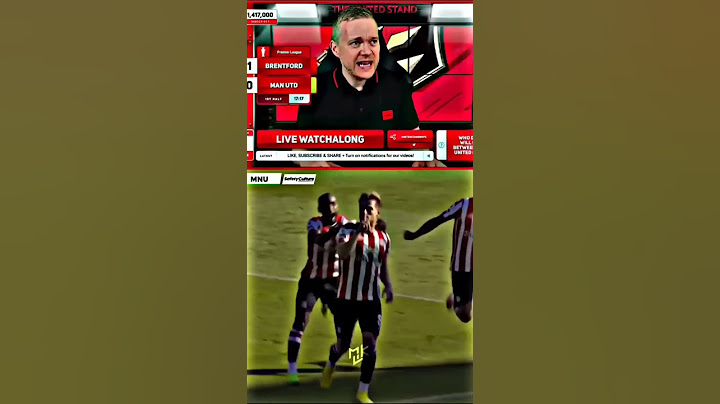 Goldbridge reaction to Brentford vs Man Utd