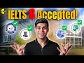 Top Universities Accepting IELTS 6 &amp; 6.5 Bands