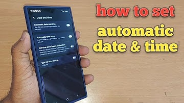 how to set automatic date and time on samsung phone | date & time setup on samsung galaxy