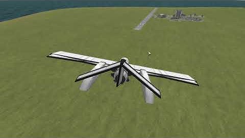 KAN-RQ-7 Scout Drone Test Flight - KSP 1.12