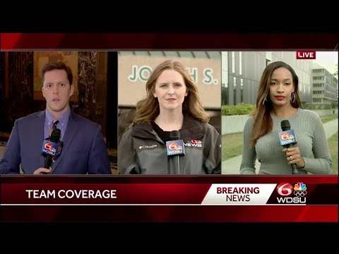Team coverage of coronavirus case in Louisiana