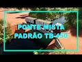  projeto de ponte mista para trem tipo tb450