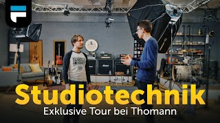 Professionelles Video-Studio bei Musikhaus Thomann