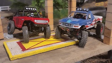 scx24 Deadbolt (comparison, stock vs heavily modified)