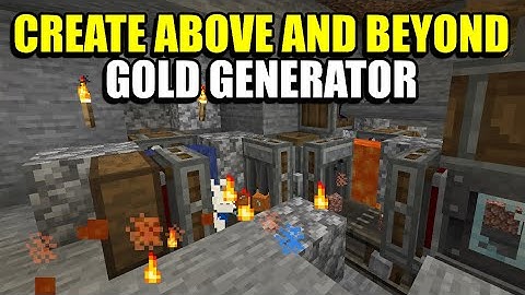 Ep14 Gold Generator - Minecraft Create Above and Beyond Modpack