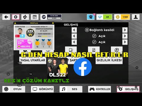 DLS 22 - YAN HESABA NASIL GİRİLİR - BİRDEN FAZLA HESAP NASIL AÇILIR - GİDEN HESABI GETİRME DETEYLI