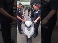 Ubah suai ekstrem motosikal buang brek belakang, 'upgrade' ECU, enjin