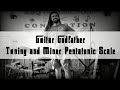 Guitar lesson  how to tune  minor pentatonic scale